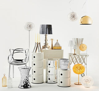 Explore Kartell's world of exquisite design: iconic chairs, innovative bookshelves, and elegant lamps. Redefine your space with Kartell Buy now on SHOPDECOR®