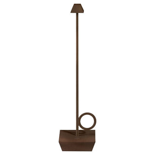 Broggi Bugia portable table lamp corten #variant# | Acquista i prodotti di BROGGI ora su ShopDecor