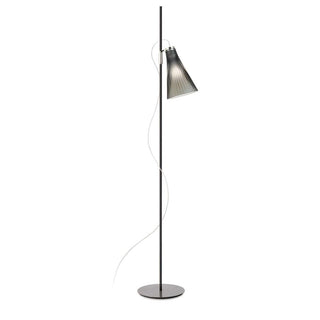 Kartell K-Lux floor lamp with black painted steel structure h. 165 cm. Buy on Shopdecor KARTELL collections