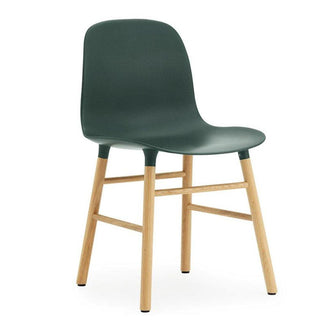 Normann Copenhagen Form polypropylene chair with oak legs - Buy now on ShopDecor - Discover the best products by NORMANN COPENHAGEN design