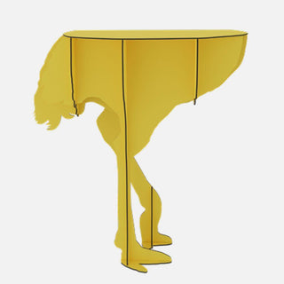 Ibride Mobilier de Compagnie Capsule Blossom Diva wall console Ibride Matt buttercup yellow - Buy now on ShopDecor - Discover the best products by IBRIDE design
