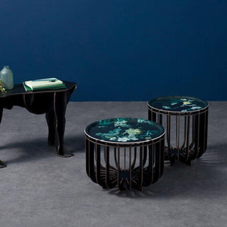 Ibride Extra-Muros Medusa 39 OUTDOOR coffee table with Emeraude tray diam. 39 cm. - Buy now on ShopDecor - Discover the best products by IBRIDE design
