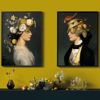 Ibride Portrait Collector Edmée L print 64x85 cm. - Buy now on ShopDecor - Discover the best products by IBRIDE design
