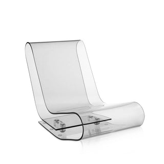 Kartell LCP transparent chaise longue for indoor use Buy on Shopdecor KARTELL collections