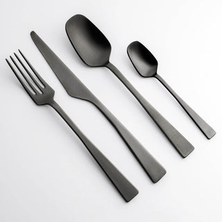 KnIndustrie Zest Set 24 cutlery pvd black Buy on Shopdecor KNINDUSTRIE collections