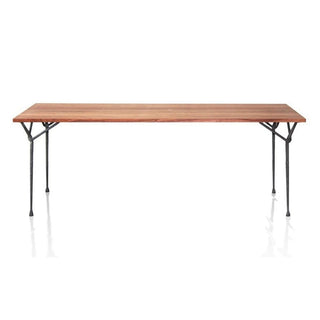 Magis Officina Table fixed table 200x90 cm. with walnut top - Buy now on ShopDecor - Discover the best products by MAGIS design