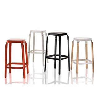 Magis Steelwood Stool h. 78 cm. Buy on Shopdecor MAGIS collections