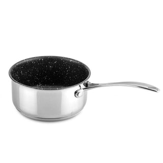 Mepra Glamour Stone casserole one handle with lid diam. 16 cm. - Buy now on ShopDecor - Discover the best products by MEPRA design