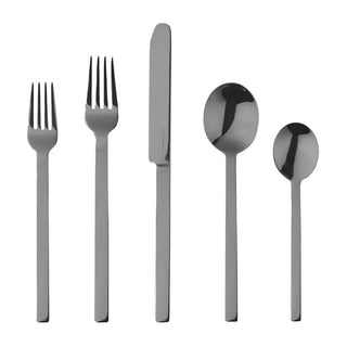 Mepra Stile 5-piece flatware set Mepra Black Gold - Buy now on ShopDecor - Discover the best products by MEPRA design