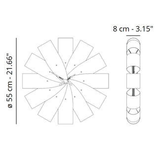 Nomon Ciclo Oak wall clock diam. 55 cm. Buy on Shopdecor NOMON collections