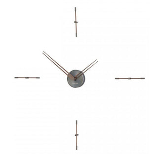 Nomon Mini Merlín 4T wall clock Graphite - Buy now on ShopDecor - Discover the best products by NOMON design