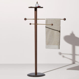 Nomon Momentos Toallero Towel Stand Walnut - Buy now on ShopDecor - Discover the best products by NOMON design