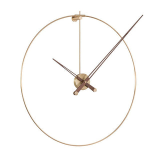 Nomon New Anda G wall clock brass with walnut hands - Buy now on ShopDecor - Discover the best products by NOMON design