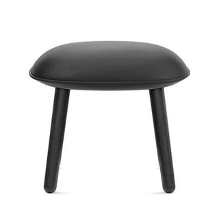 Normann Copenhagen Ace footstool upholstery ultra leather with black oak structure Buy on Shopdecor NORMANN COPENHAGEN collections