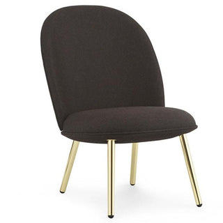Normann Copenhagen Ace lounge chair full upholstery fabric with brass structure Buy on Shopdecor NORMANN COPENHAGEN collections