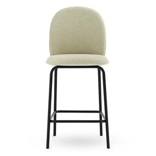 Normann Copenhagen Ace stool full upholstery black steel and seat h. 65 cm. - Buy now on ShopDecor - Discover the best products by NORMANN COPENHAGEN design