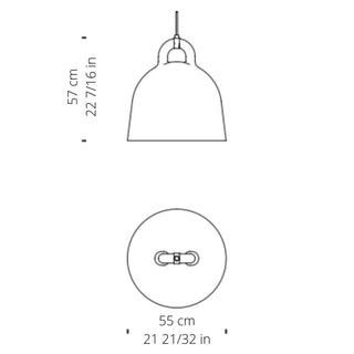 Normann Copenhagen Bell Lamp Large pendant lamp diam. 55 cm. - Buy now on ShopDecor - Discover the best products by NORMANN COPENHAGEN design