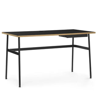 Normann Copenhagen Journal steel desk with laminated table-top Normann Copenhagen Journal Black - Buy now on ShopDecor - Discover the best products by NORMANN COPENHAGEN design