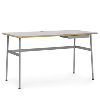 Normann Copenhagen Journal steel desk with laminated table-top Normann Copenhagen Journal Grey - Buy now on ShopDecor - Discover the best products by NORMANN COPENHAGEN design