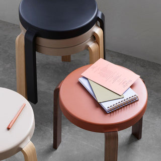 Normann Copenhagen Tap polypropylene stool with oak legs h. 43 cm. - Buy now on ShopDecor - Discover the best products by NORMANN COPENHAGEN design