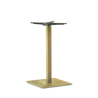 Pedrali Inox 4402 table base antique brass H.73 cm. - Buy now on ShopDecor - Discover the best products by PEDRALI design
