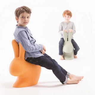 Qeeboo Rabbit Chair Baby in the shape of a rabbit - Buy now on ShopDecor - Discover the best products by QEEBOO design