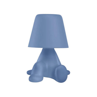 Qeeboo Sweet Brothers Bob portable LED table lamp Qeeboo Light blue - Buy now on ShopDecor - Discover the best products by QEEBOO design