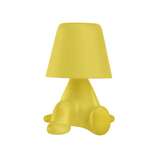 Qeeboo Sweet Brothers Bob portable LED table lamp Qeeboo Yellow - Buy now on ShopDecor - Discover the best products by QEEBOO design