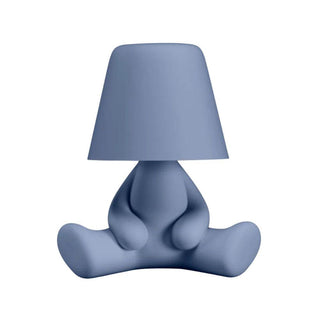 Qeeboo Sweet Brothers Joe portable LED table lamp Qeeboo Light blue - Buy now on ShopDecor - Discover the best products by QEEBOO design