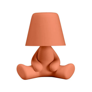Qeeboo Sweet Brothers Joe portable LED table lamp Terracotta - Buy now on ShopDecor - Discover the best products by QEEBOO design