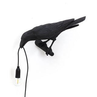 Seletti Bird Lamp Looking wall lamp Black Buy on Shopdecor SELETTI collections