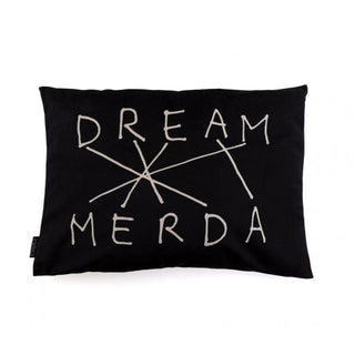 Seletti Connection Cushions Dream Merda cushion Black - Buy now on ShopDecor - Discover the best products by SELETTI design