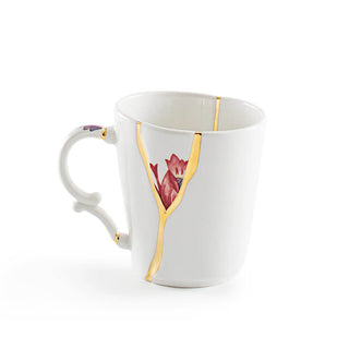 Seletti Kintsugi mug cup in porcelain/24 carat gold mod. 3 - Buy now on ShopDecor - Discover the best products by SELETTI design
