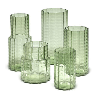 Serax Wave vase 01 green h. 21 cm. - Buy now on ShopDecor - Discover the best products by SERAX design