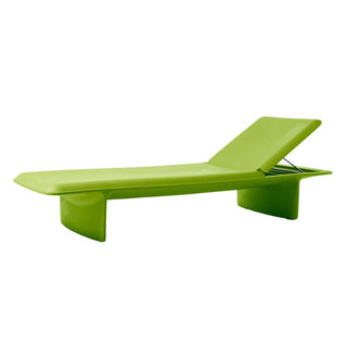 Slide Ponente sun lounger Slide Lime green FR - Buy now on ShopDecor - Discover the best products by SLIDE design