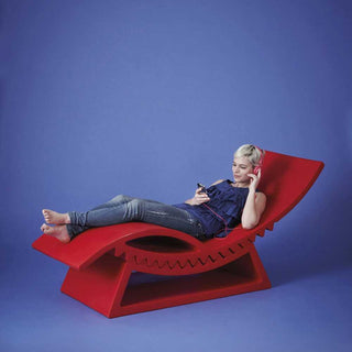 Slide Tic Tac Chaise longue Polyethylene by Marco Acerbis Buy on Shopdecor SLIDE collections