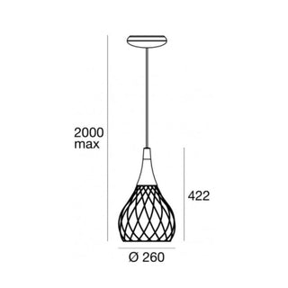 Stilnovo Mongolfier suspension lamp LED diam. 26 cm. - Buy now on ShopDecor - Discover the best products by STILNOVO design