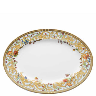 Versace meets Rosenthal Le Jardin de Versace Oval platter 34x24.5 cm. - Buy now on ShopDecor - Discover the best products by VERSACE HOME design