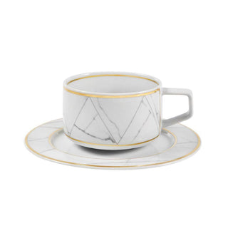 Vista Alegre Carrara tea cup & saucer - Buy now on ShopDecor - Discover the best products by VISTA ALEGRE design